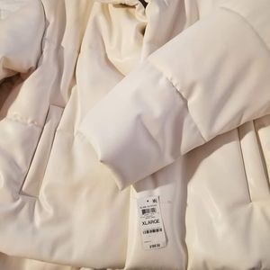 White leather jackets with pants